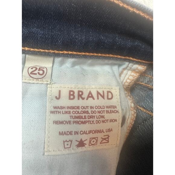 J Brand Cigarette Leg Jeans - Mid Rise - Size 25 - Picture 3 of 5